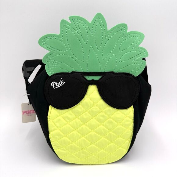 Handbags - Victoria's Secret PINK Pineapple Cooler Summer Beach Insulated Lunch Bag NWT